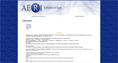 Desktop Screenshot of librairie.aeri-resistance.com